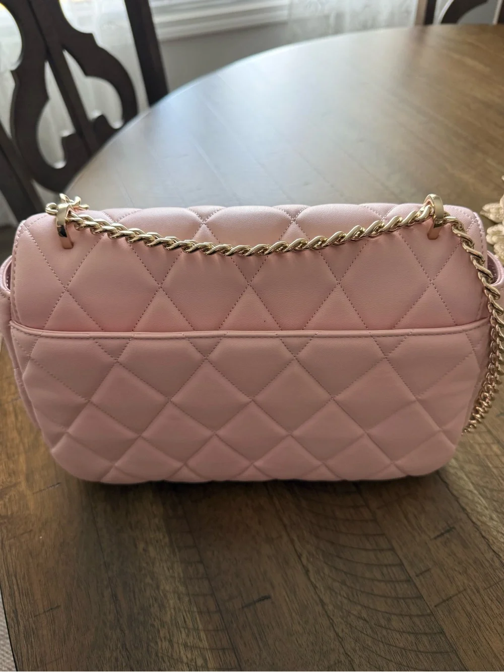 kate spade Quilted Blush Pink Chain-Handle Crossbody